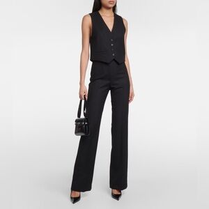 NILI LOTAN Ismael pinstriped wool vest, Small